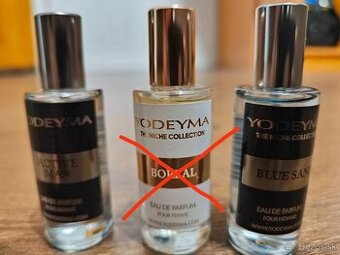 YODEYMA parfémy 3x15ml a vzorky