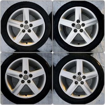 5x112 Originál Audi 5 Lúč VW Škoda Seat 225 50 R17 Letné - 1