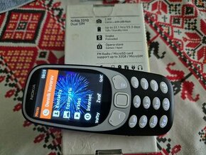 Nokia 3310 2017 modrá dual sim v zachovalom stave nejaké min