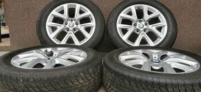 Alu BMW 5x112 a zimné Brodgestone Blizzak 205/60 R17 - 1