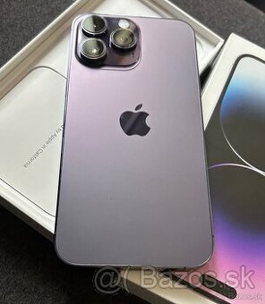 iPhone 14 Pro max 128GB deep purple - super stav