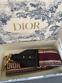 Nádherný vínový strap popruh Christian Dior