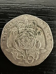 20 Pence 0.20GBP II. Elizabeth 1982 - 1