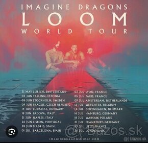 Imagine Dragons Budapešť-14.6.2025, sobota, 4 x sedenie