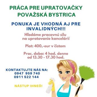 Upratovanie Považská Bystrica