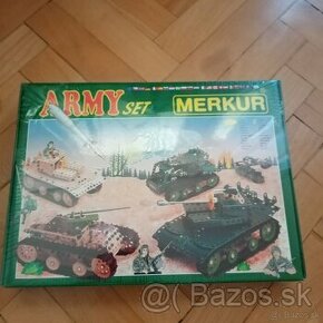 stavebnica Merkur Army set