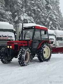 Zetor 7340 TURBO v top stave, komplet traktor porobený