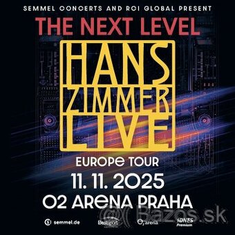 Hans Zimmer Praha O2 aréna 11.11.2025