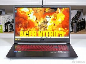 Herný notebook ACER NITRO 17,3" | ZÁRUKA | GTX 1650Ti