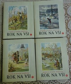 Rok na vsi-JAR,LETO,JESEŇ,ZIMA, vydané 1941 - 1