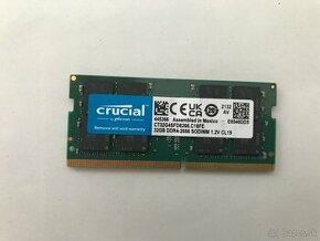 Pamat ram CRUCIAL 32gb ddr4-2666mhz do notebooku.