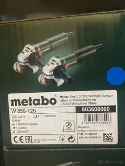 Metabo uhlová brúska W 850-125