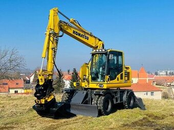 Kolesové rypadlo Komatsu PW148-10)