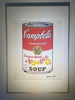 Andy Warhol "Campbells" Limitovaná edícia_Certifikát