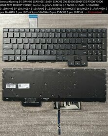 Klavesnice Lenovo 15ARH05 3-15IMH05 15ACH 15ACH6 GY530 Y7000