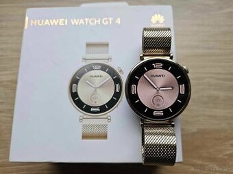 Huawei Watch GT 4 41 mm Gold Milanese Strap,ako nove,zaruka