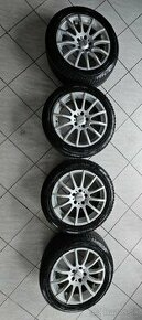 Alu disky, elektrony R17 5x112 + zimne pneu 215/55/R17