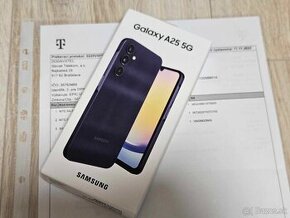 Samsung Galaxy A25 5G 6 GB/128 GB cierny, novy zaruka