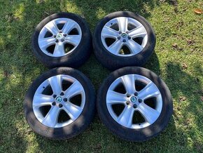 Hliníkové disky Škoda Dolomite 5x112 letné pneu 225/50 R17