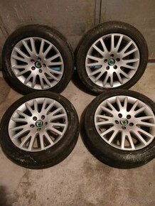 4ks alu disky orig. Audi ( Škoda VW ) 5x112 R17 225/50 r17