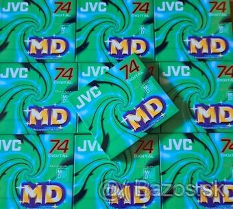 JVC - MD 74 min / Minidisc / nové / 10ks