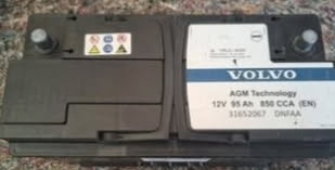 Autobateria  VOLVO 80 ah