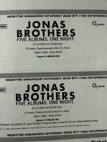 Lístky na koncert Jonas Brothers