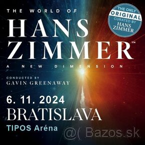 Predam listok 1x Hans Zimmer Bratislava 6.11. 20:00 Streda