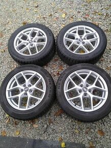 Alu 5 x 112 R 17 BORBET + zimné 225/55 R 17. - 1