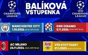 Balíková vstupenka Slovan - Liga majstrov 2024/25