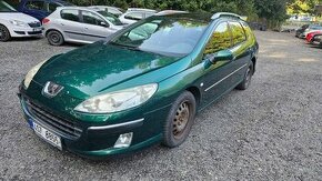 Peugeot 407 SW 2.0 HDI tažné nové ČR, serviska, 203 tkm