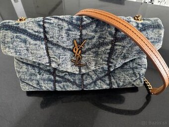 YSL jeans rifľová kabelka