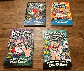 Predám detské knihy v angličtine: CAPTAIN UNDERPANTS. - 1