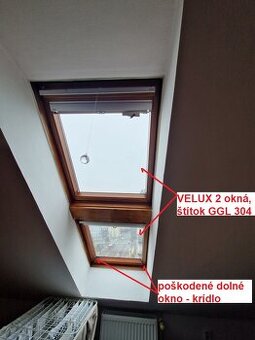 Kúpim funkčné krídlo strešného okna VELUX