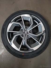 17" sada alu PEUGEOT 308 + letné pneu.