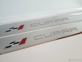 Nerezové prahové lišty s logom CUPRA - 1