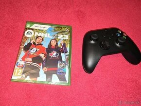 Xbox Controller Carbon Black 2r. záruka , NHL 23 CZ Zdarma