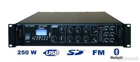 RH sound ST2120BC /MP3+FM+IR, 100V rozhlasová ústředna