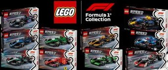 LEGO Speed Champions - všetky F1 modely (10ks)