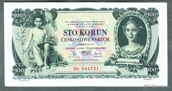 Stará ankovka - 100 kčs 1931 velmi pěkný stav