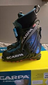 Skialp lyžiarky Scarpa F1 Anthracte- Pagoda blue