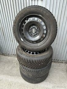 Zimne pneumatiky 205/55 R16 na diskoch 5x112 - 1