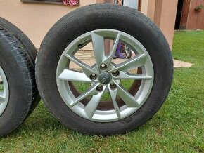 Original AUDI alu disky,rozteč 5x112,na pneu 205/60R16 - 1