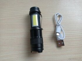 Mini nabíjacia LED baterka / svietidlo