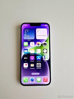 Apple iphone 14 128 GB PURPLE,ZDRAVIE BATÉRIE 100% -