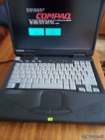 Starý notebook Compaq armada 1750 cd aj disketová jednotka+s