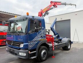 MERCEDES-BENZ ATEGO 1224 HÁKOVÝ NOSIČ KONT. HYDRAULICKÁ RUKA