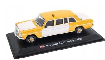 Mercedes Benz 240D TAXI Beirut 1970 Yel 1:43