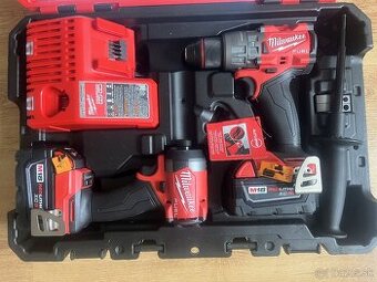 Milwaukee M18 Set náradia FPD3 + FID3 + 2x 5,0Ah / 18V