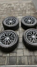 Disky MAM RS4 rozmer 7,5x17 ET35 rozteč 5x112 s pneu 225/55 - 1